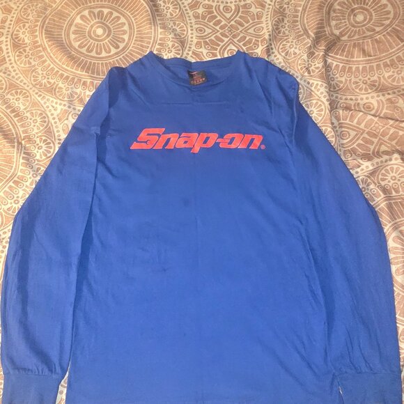 Snap On Other - Snap On Blue Long-sleeved Shirt Size Large